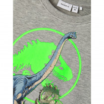 NAME IT Jurassic Park Sweatshirt Jistian Grey Melange
